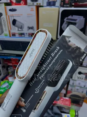 Raf 2-in-1 Hot-Air Hair Styling Comb Straightener Brush