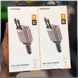 Porodo 111W Car Charger with Retractable Cables - 2