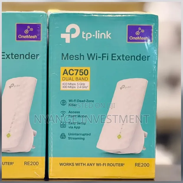 TP-Link RE200 AC750 Wi-Fi Range Extender - 1