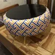 Round Black Center Table - 3