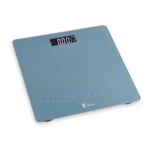 Electronic Digital Body Weighing Scale with Tempered Glass Top