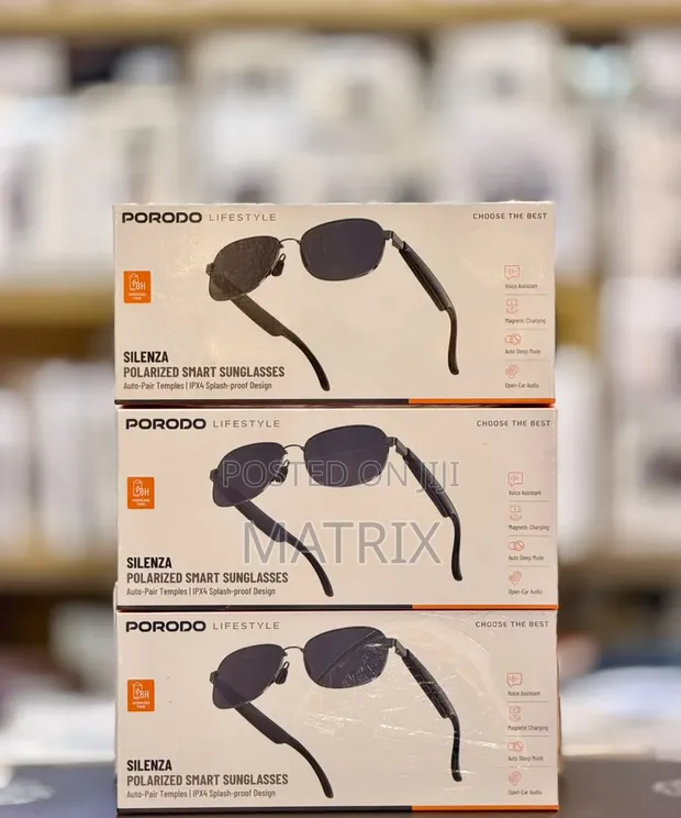 Porodo Smart Sunglasses with Speaker - 1