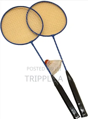 2 Player Badminton Racket Set with Shuttle