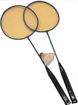 2 Player Badminton Racket Set with Shuttle - 1