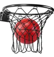Wall Mounted Basketball Hoop with Net - 2