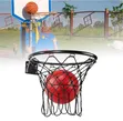 Wall Mounted Basketball Hoop with Net - 3