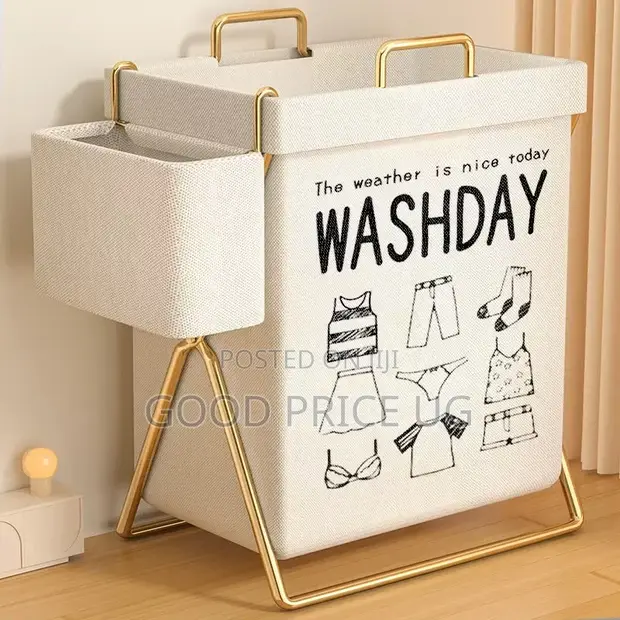 Modern Foldable Fabric Laundry Hamper - 1
