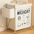 Modern Foldable Fabric Laundry Hamper - 1