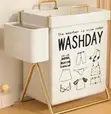 Modern Foldable Fabric Laundry Hamper - 2