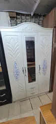 Wood-Mode 3-Door Wardrobe - White - 2