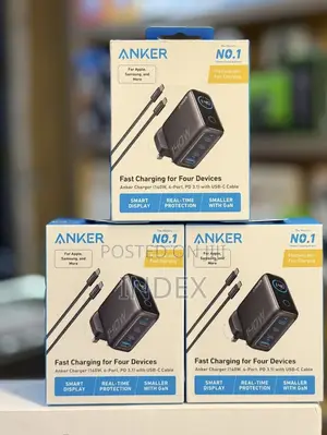 Anker 140W USB-C Charger, 4-Port Multi-Device