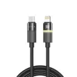 Levelo Luno 30W Type-C to Lightning Cable with LED Indicator - 2
