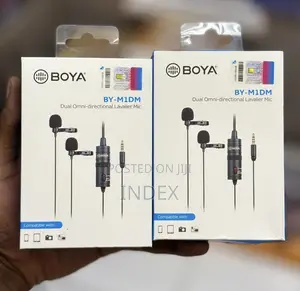 Boya BY-M1DM Dual Lavalier Microphone (13ft)