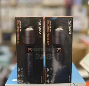 Porodo Lumalite Rechargeable Flashlight Torch 30W