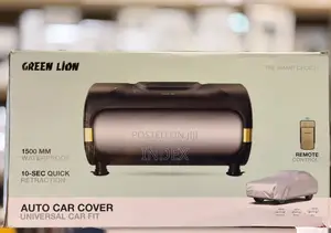 Green Lion Auto Car Cover with Remote Control