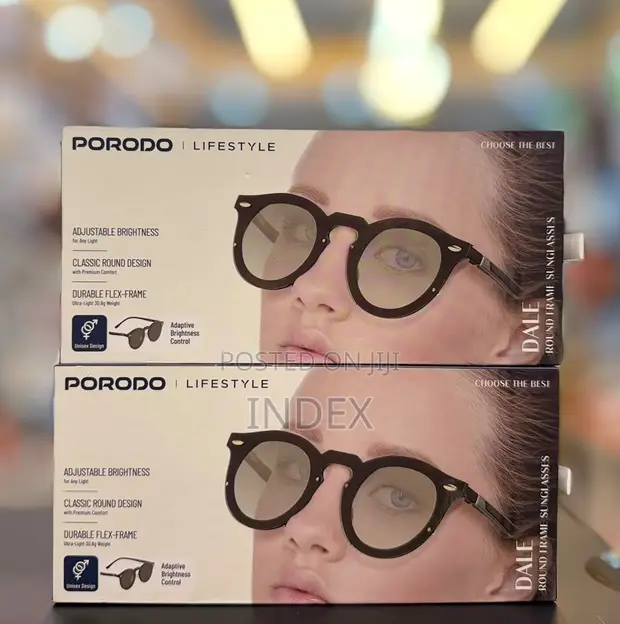 Porodo Dale Retro Round Frame Sunglasses - 1
