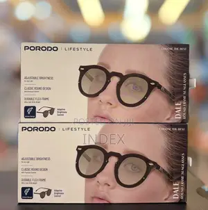 Porodo Dale Retro Round Frame Sunglasses