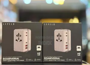Levelo Universal Travel Adapter with 2400W AC Socket