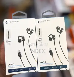 Powerology Voro Earhook USB-C Wired Earphones