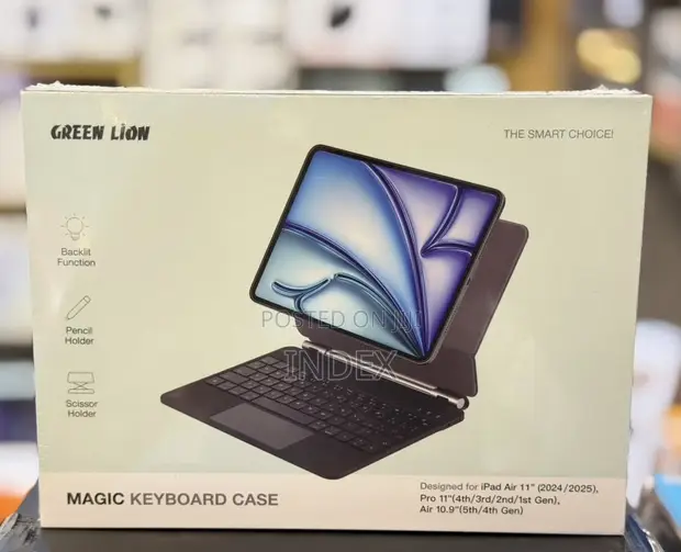 Green Lion Magic Keyboard Case for iPad Air 11 & Pro 11 - 1