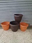 Boulded Plastic Flower Pots - 1