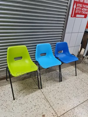 Office Metal Stand Plastic Chairs