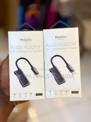 Yesido 2-in-1 Audio Adapter: Charging + Music Converter (YAU11)