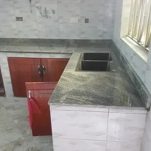Wavy Grey Granite Countertops