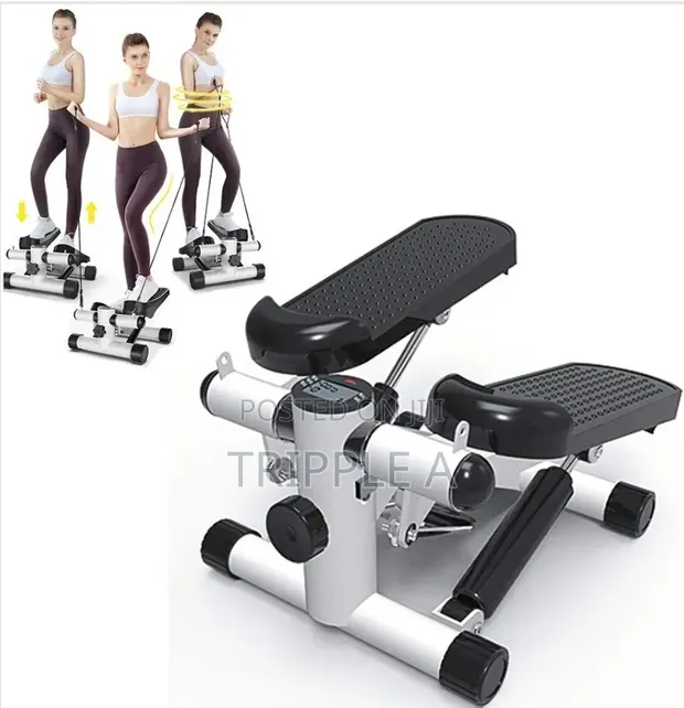 New Mini Stair Stepper with Resistance Bands - 1
