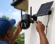 Single Lens Solar CCTV Outdoor Security Camera - 1