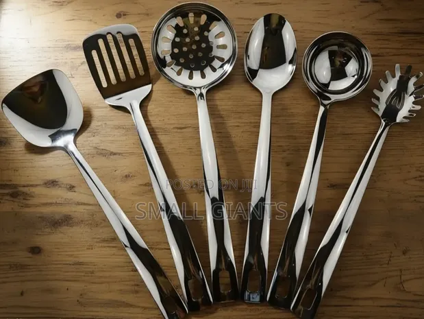 7-Piece Stainless Steel Kitchen Utensil Set - 1