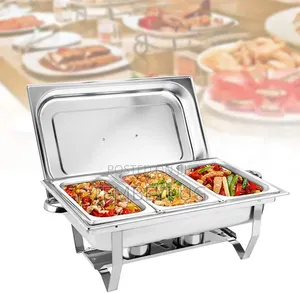 3-in-1 Chafing Dish Buffet Food Warmer Set