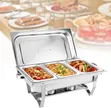 3-in-1 Chafing Dish Buffet Food Warmer Set - 1