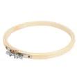 Set of 5 Wooden Round Embroidery Hoops (4"-10") - 3