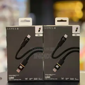 Levelo Luno 30W Silicone LED Cable Type-C to Lightning 1m