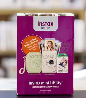 Fujifilm Instax Mini LiPlay Hybrid Instant Camera Bundle