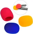 5pcs Colorful Handheld Microphone Windscreen Foam Covers - 3