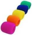 5pcs Colorful Handheld Microphone Windscreen Foam Covers - 4
