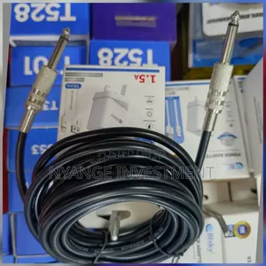 Audio Cable 5m Male to Male for Amplifiers, Microphones, Speakers