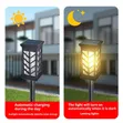 4pcs Solar House Plug-in Lights for Courtyard - 1