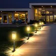 4pcs Solar House Plug-in Lights for Courtyard - 2