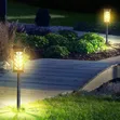 4pcs Solar House Plug-in Lights for Courtyard - 3