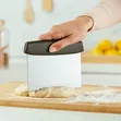 Stainless Steel Bench Scraper & Dough Cutter - 3