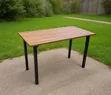 Flow Slat Wooden Foldable Dining Table 120cm - 3
