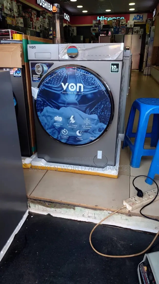 VON 10kg Front Loader Washing Machine & Dryer - 1