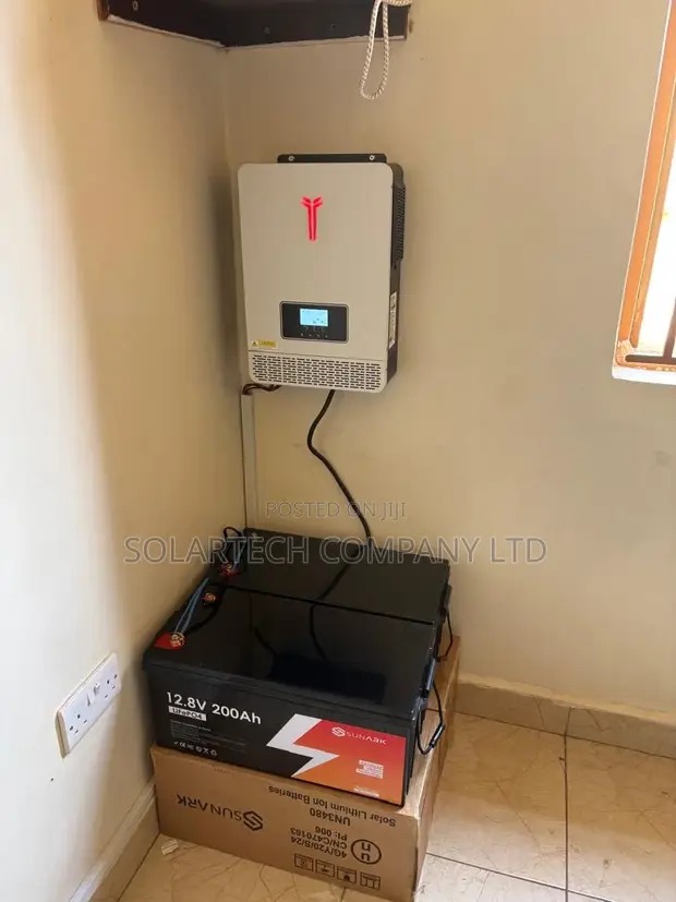 5kWh Hybrid Solar Backup System with 2kVA LiFePO4 Battery - 1