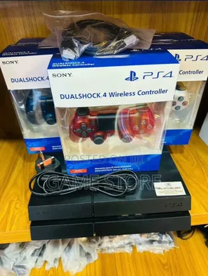 Used PlayStation 4 with 2 Controllers and 12 Games