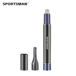 Sportsman SM-431 Rechargeable 2-in-1 Nose & Beard Trimmer - 2