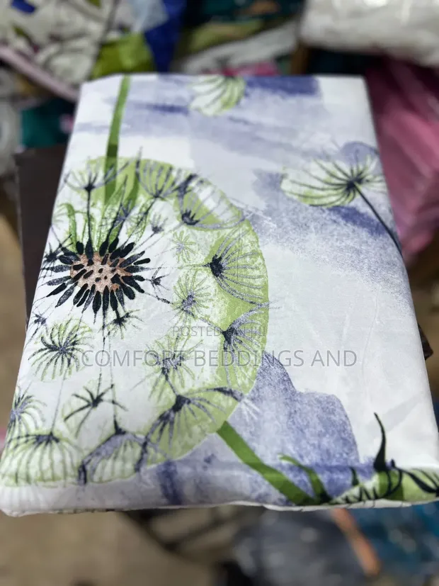 Simple Leafy Bedsheets 6x6 Green - 1