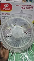 DPLIGHT Multifunctional LED Fan Light with Remote - B22 Ceiling Bulb - 5